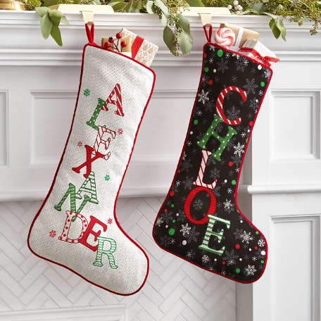 Jolly Name Stocking