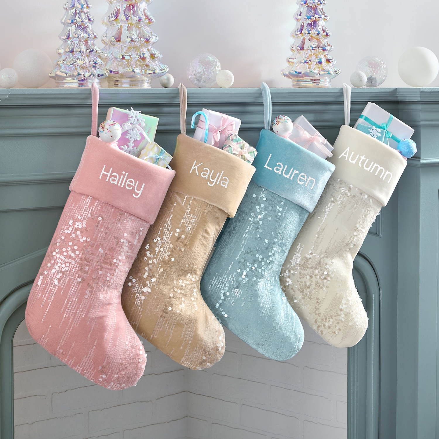Frosted Sugarplum Stocking