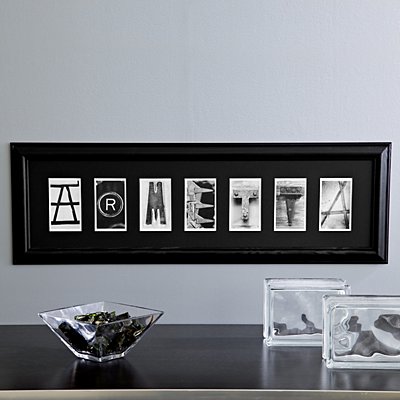 Architectural Alphabet Photography Frame - 8 Letters