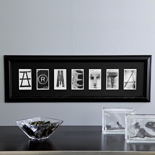 Architectural Alphabet Photography Frame | Personal Creations