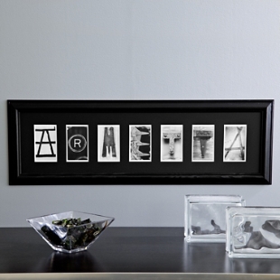 Architectural Alphabet Photography Frame